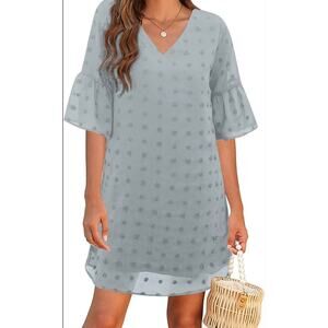 NWOT Blooming jelly blue dress Size M